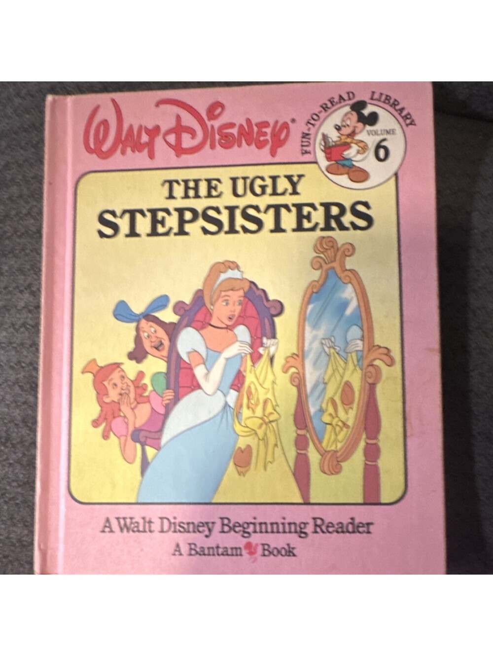 Disney Cinderella The Ugly Stepsisters Fun-To-Read Library Book 1986